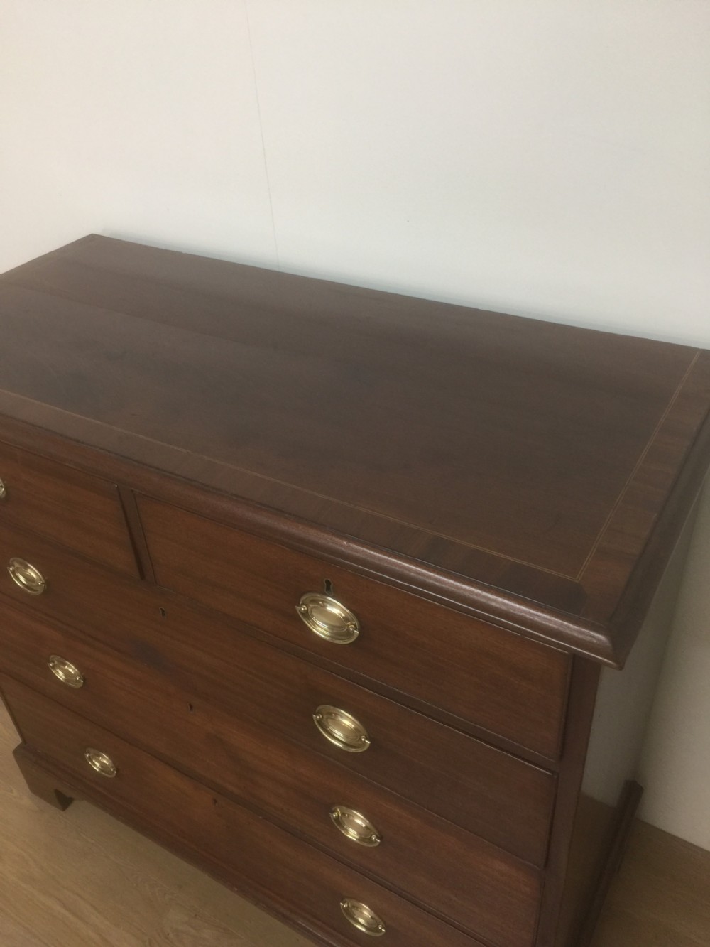 Georgian Mahogany four height chest of drawers  View II