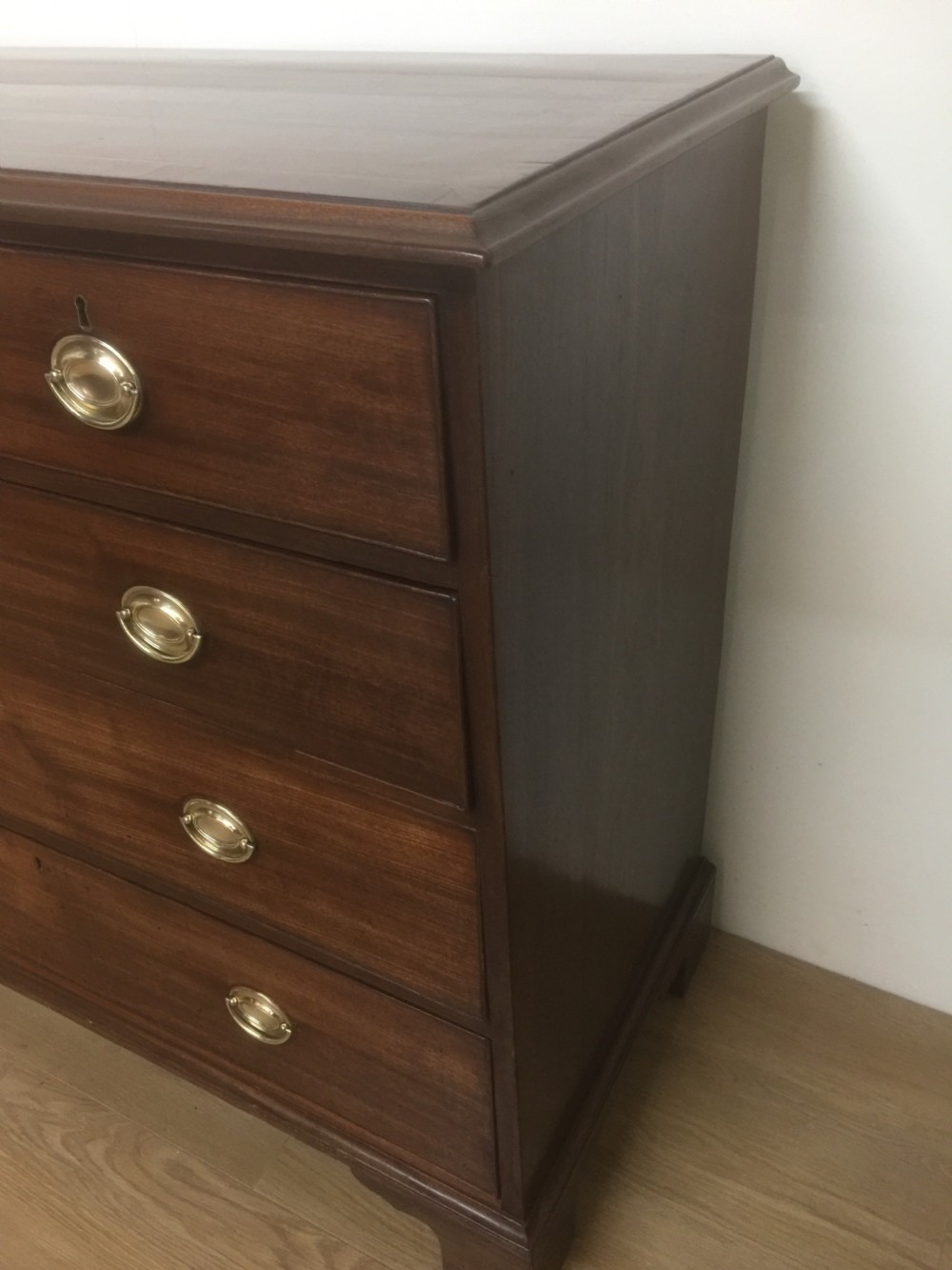 Georgian Mahogany four height chest of drawers  View III