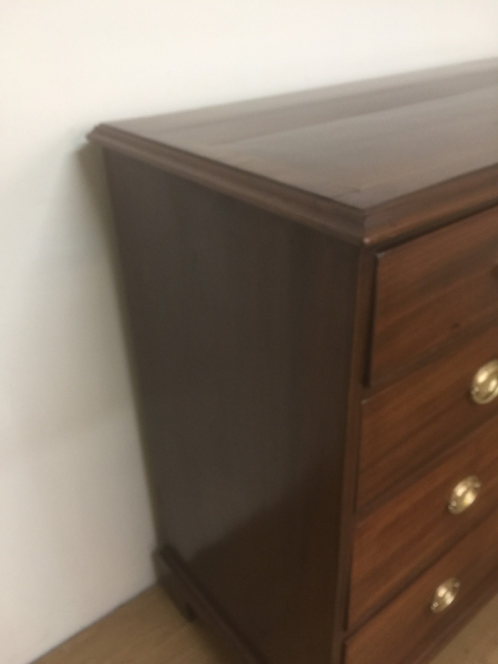 Georgian Mahogany four height chest of drawers  View VII