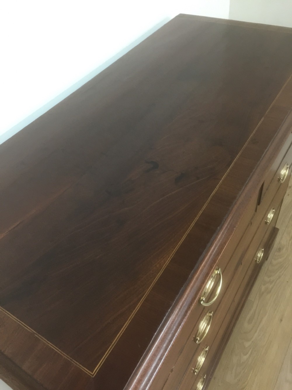 Georgian Mahogany four height chest of drawers  View XI