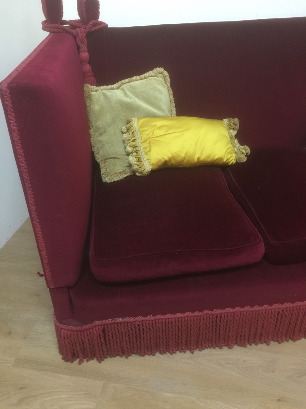 Nineteenth century country house Knole Sofa  View II