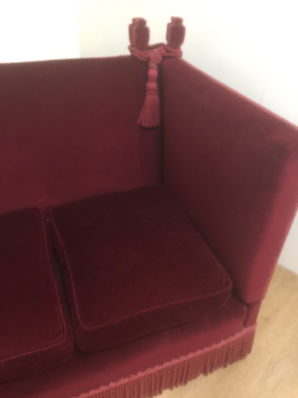 Nineteenth century country house Knole Sofa  View VIII