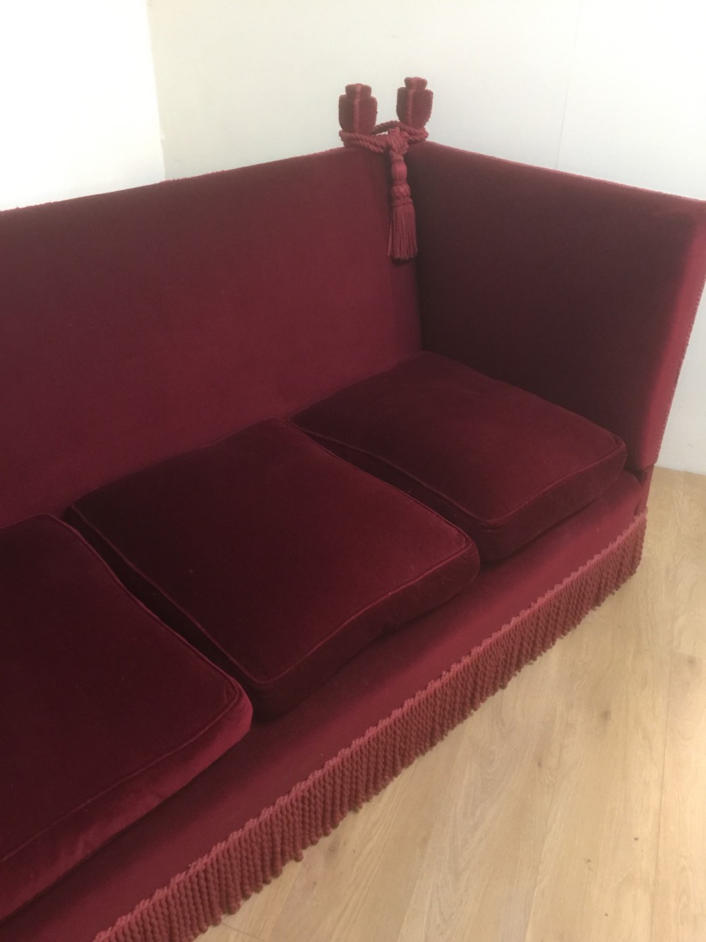 Nineteenth century country house Knole Sofa  View X