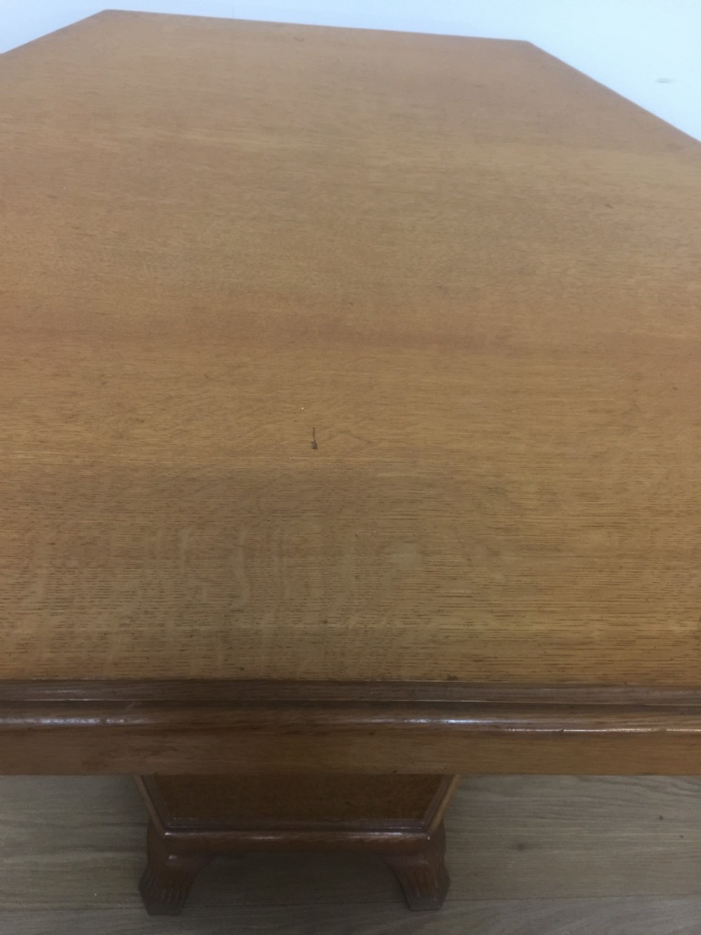 Nineteenth century Golden oak centre table View V