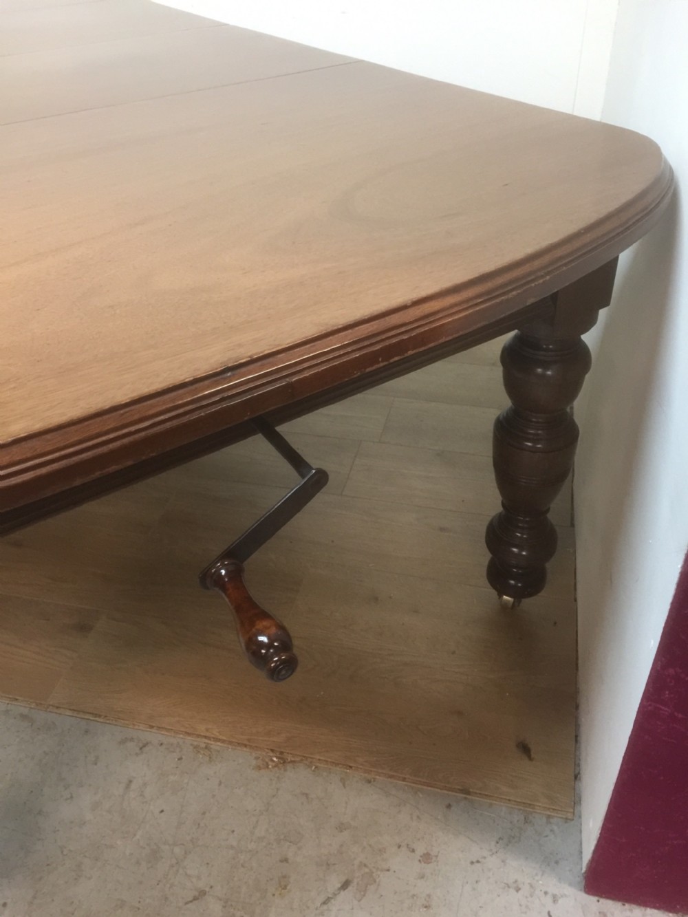 Victorian ten Seater walnut Wind out Dining Table  View II