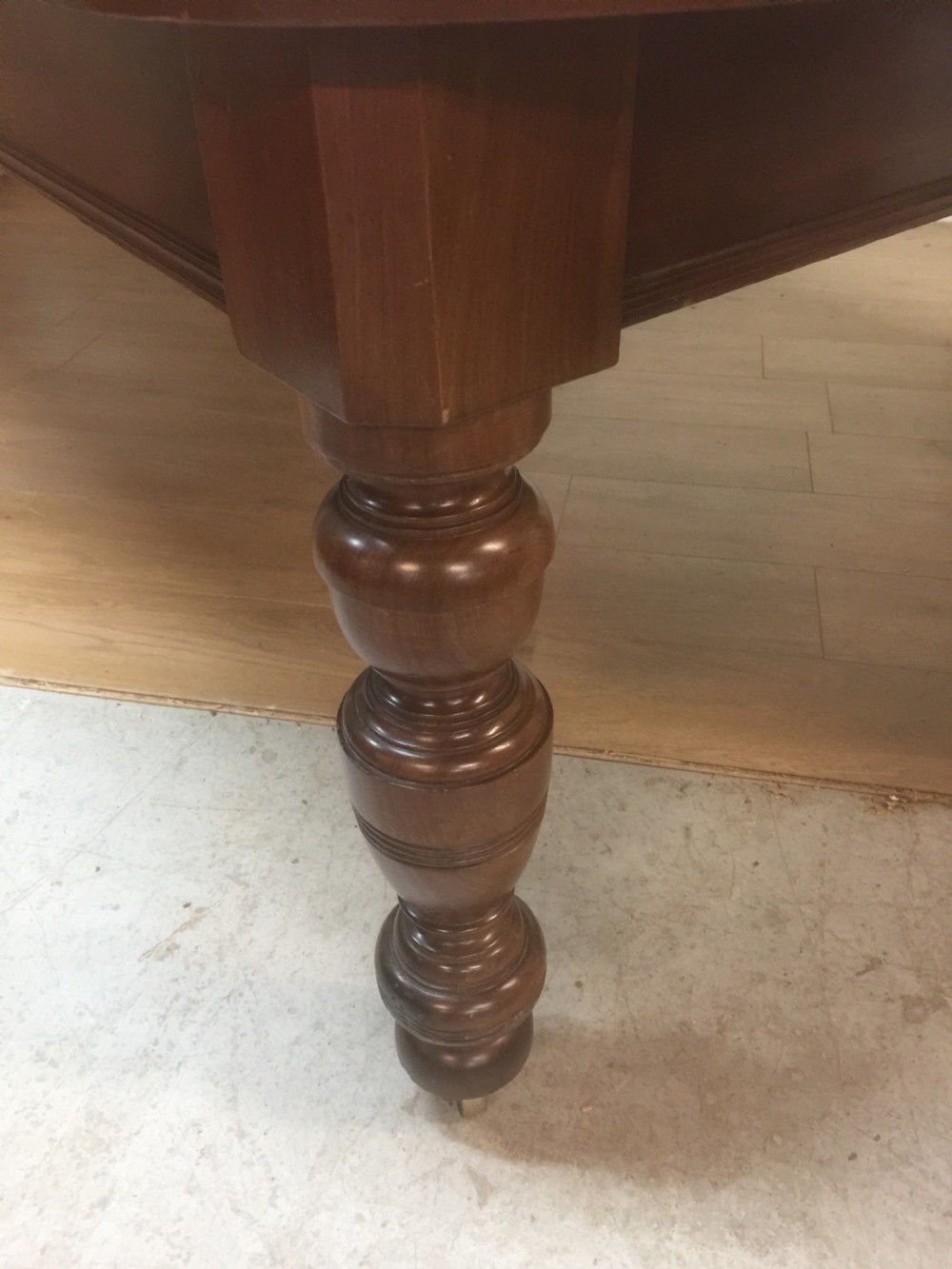 Victorian ten Seater walnut Wind out Dining Table  View IV