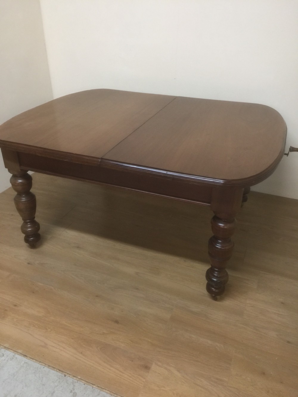 Victorian ten Seater walnut Wind out Dining Table  View IX