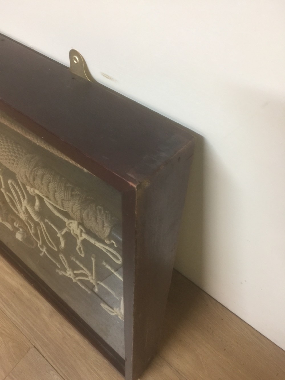 Large Display case of nautical knots  View IV