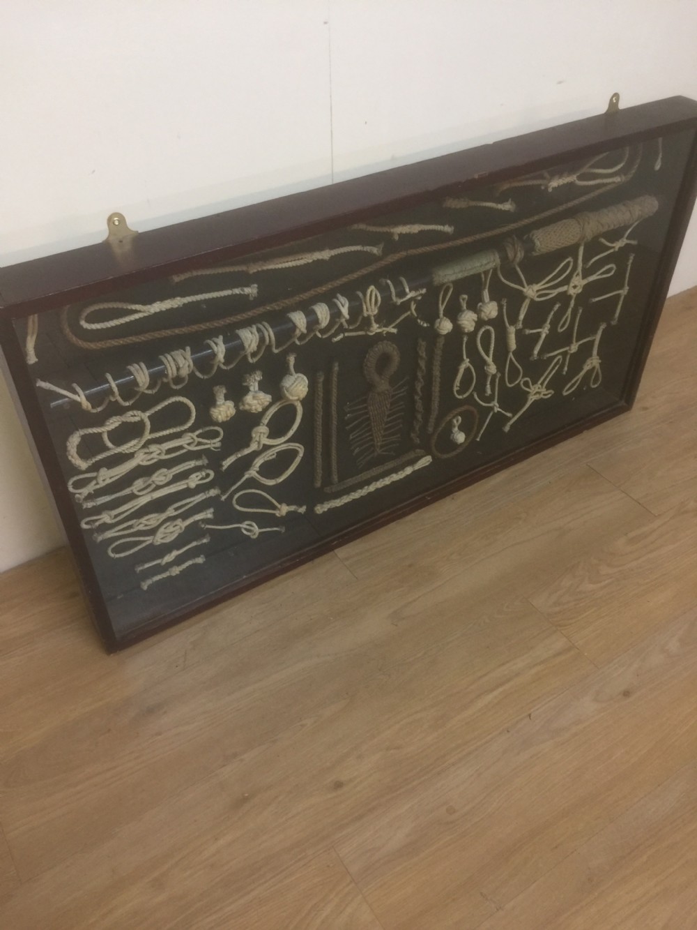 Large Display case of nautical knots  View VIII