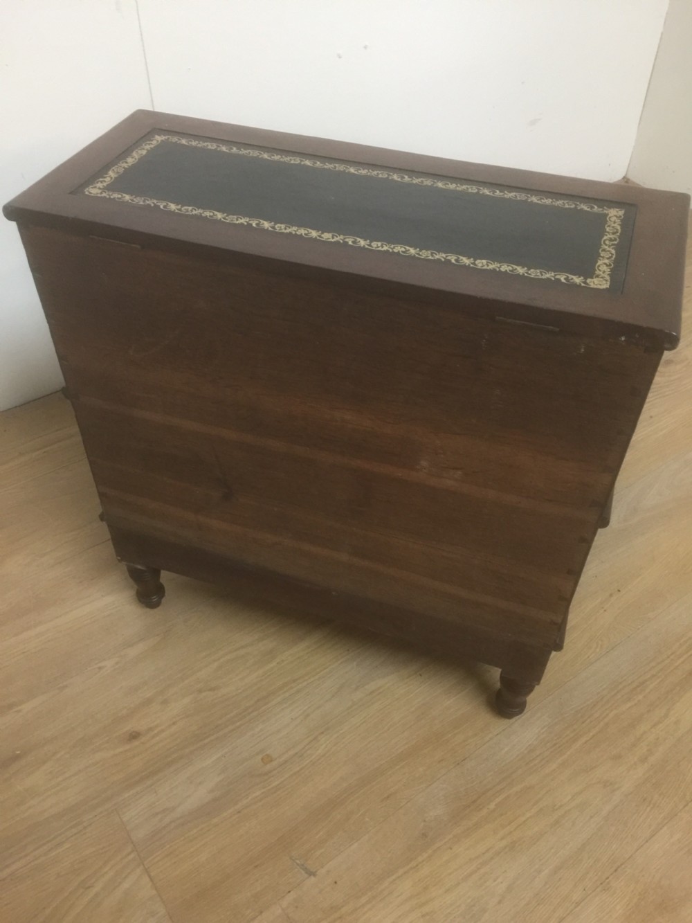 Nineteenth century mahogany library steps  View VI