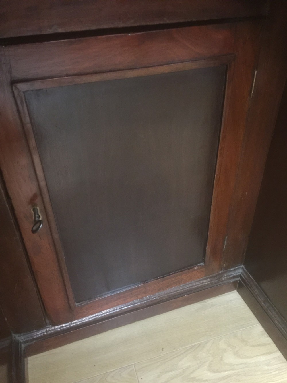 Georgian Mahogany Desk with inset leather top View V