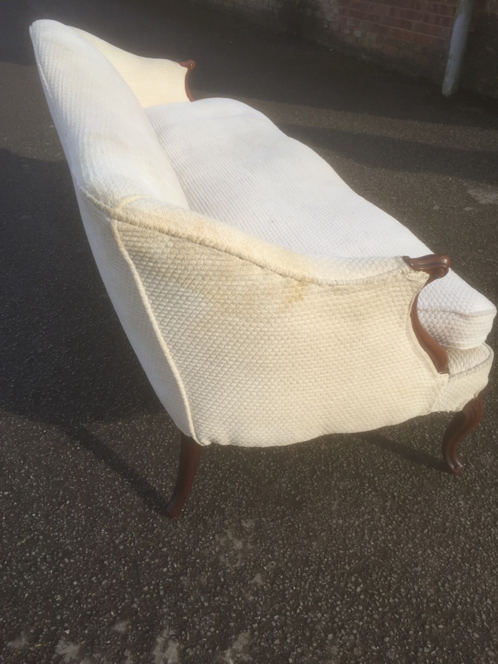 Superb quality nineteenth century country house sofa for reupholstery  View VII