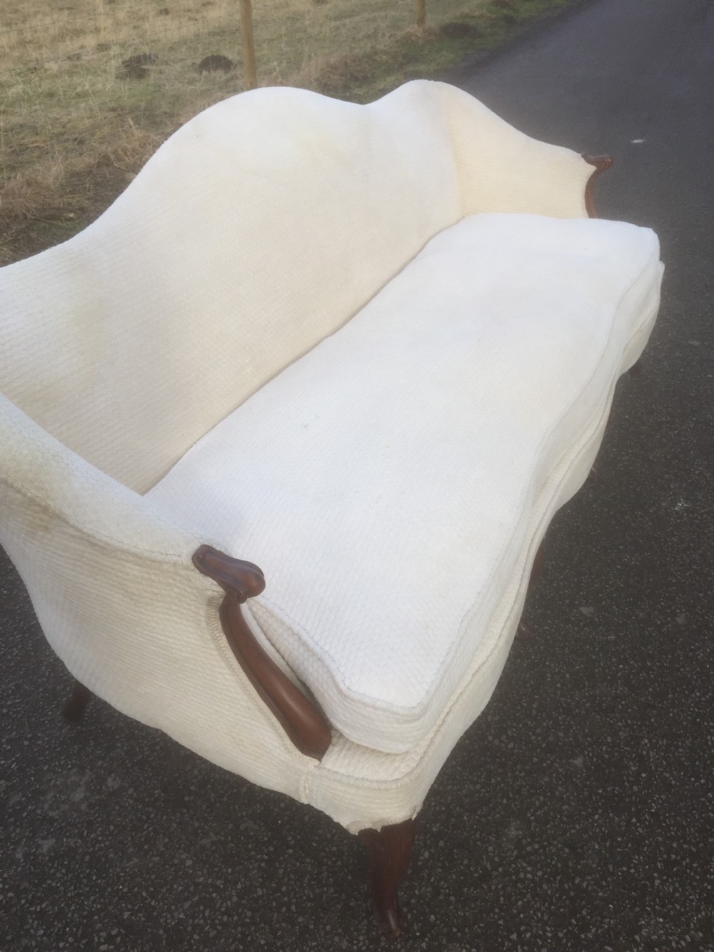 Superb quality nineteenth century country house sofa for reupholstery  View VIII
