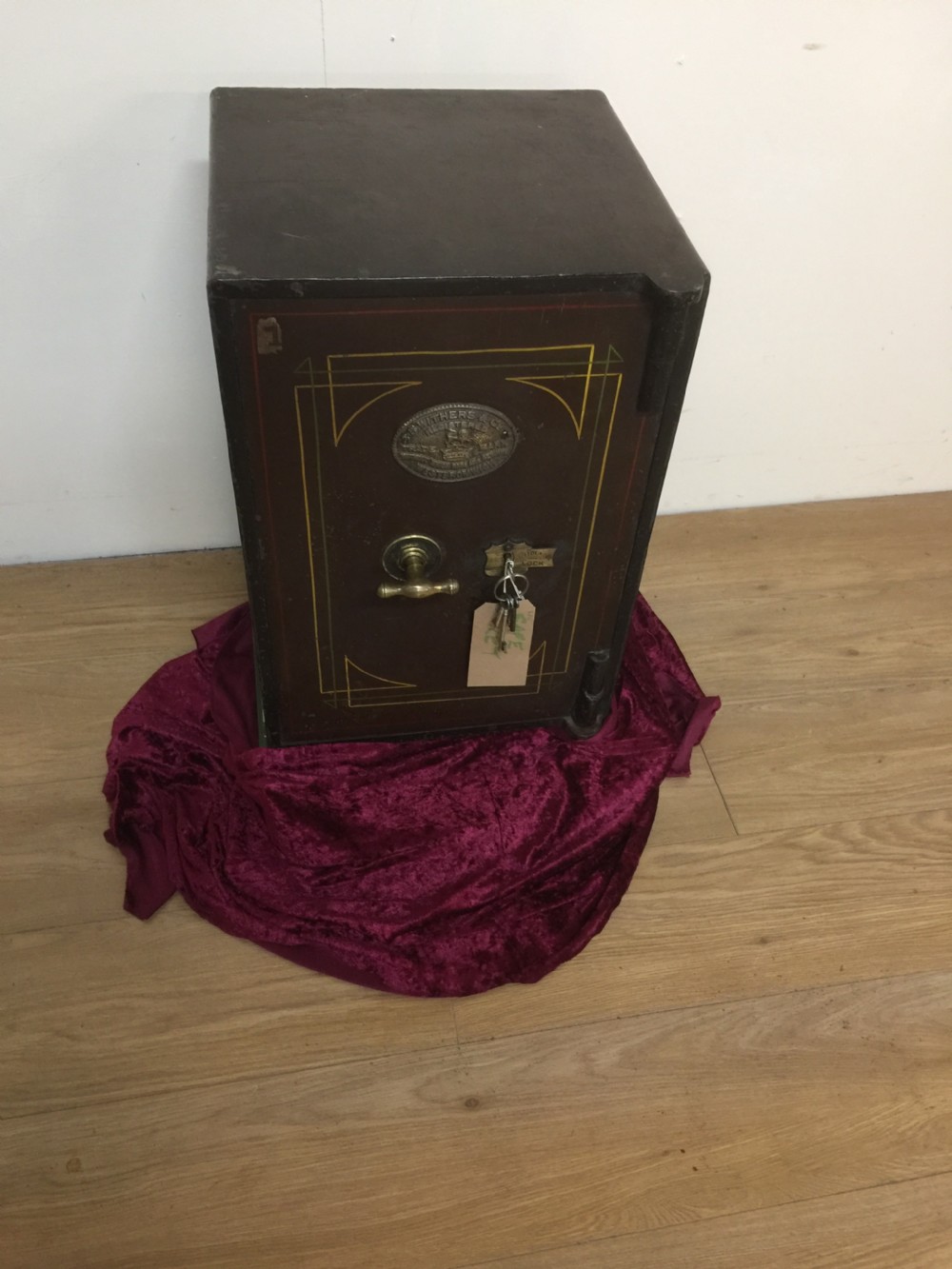 Edwardian Withers and Co safe with full set of keys  View III
