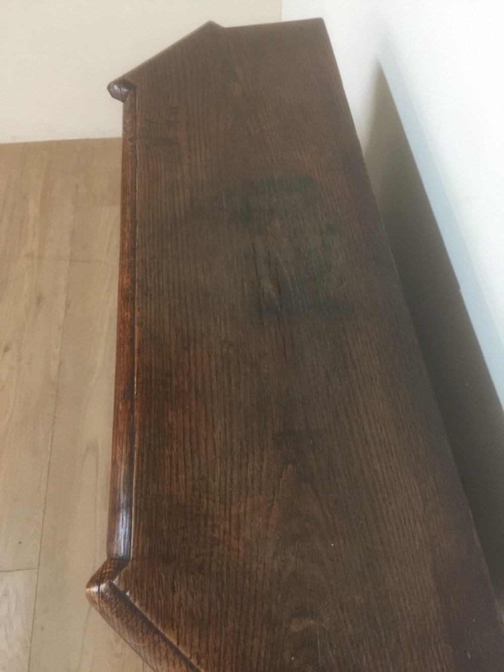 Nineteenth century carved oak cabinet  View V