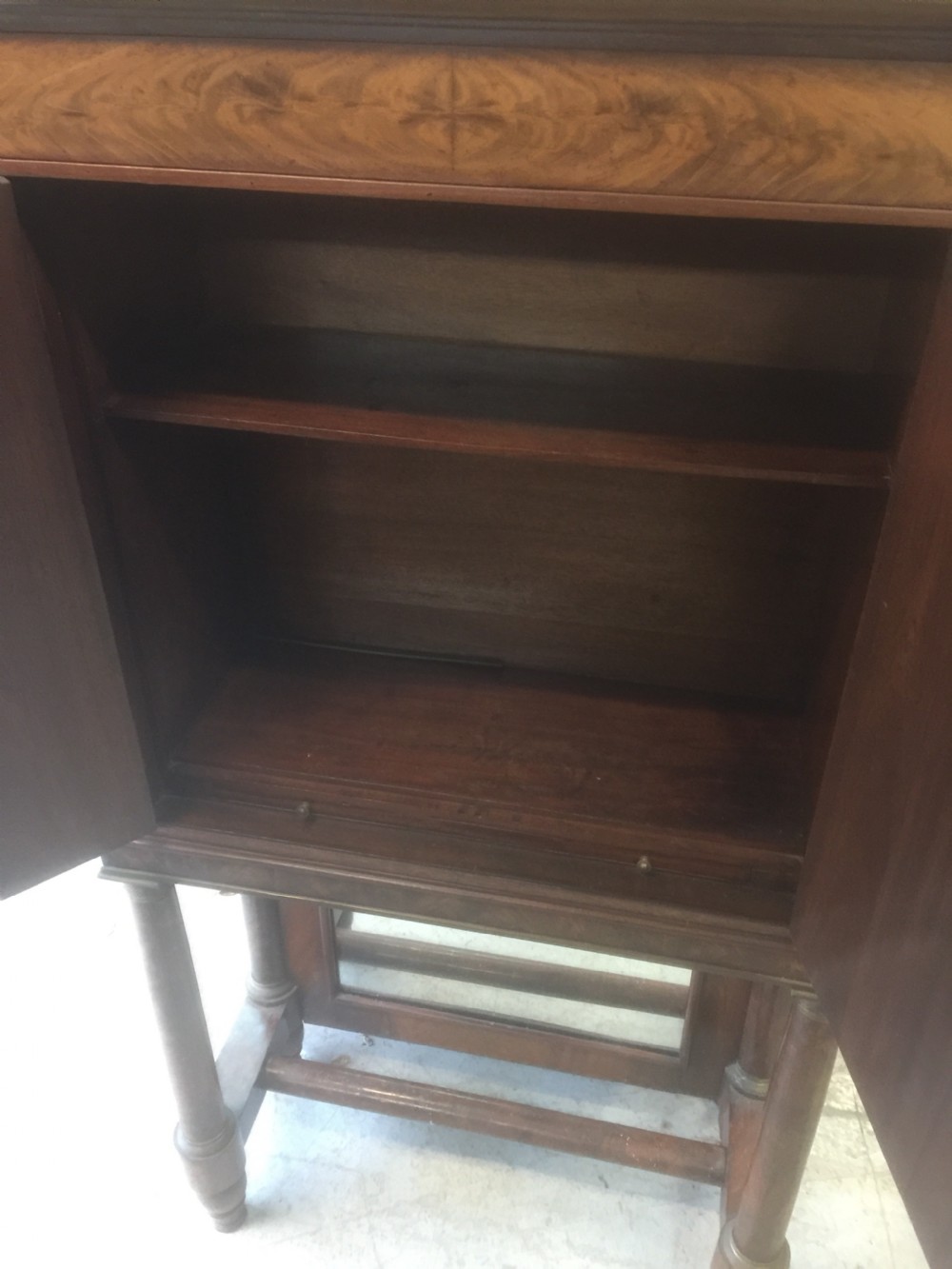 Nineteenth century French empire mahogany cabinet View IV