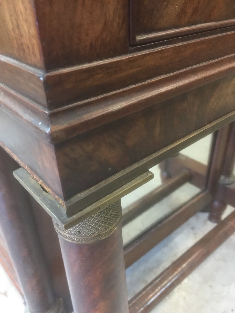 Nineteenth century French empire mahogany cabinet View VII