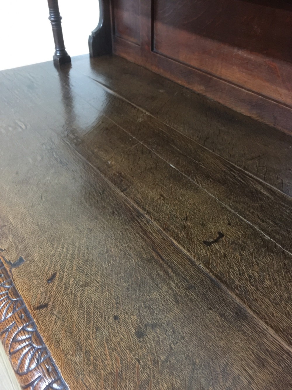 Nineteenth century oak arts and crafts side cabinet  View IV