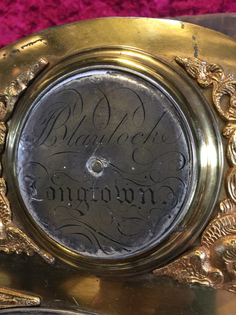 Georgian eight day oak longcase clock by Blaylock of Longtown View X