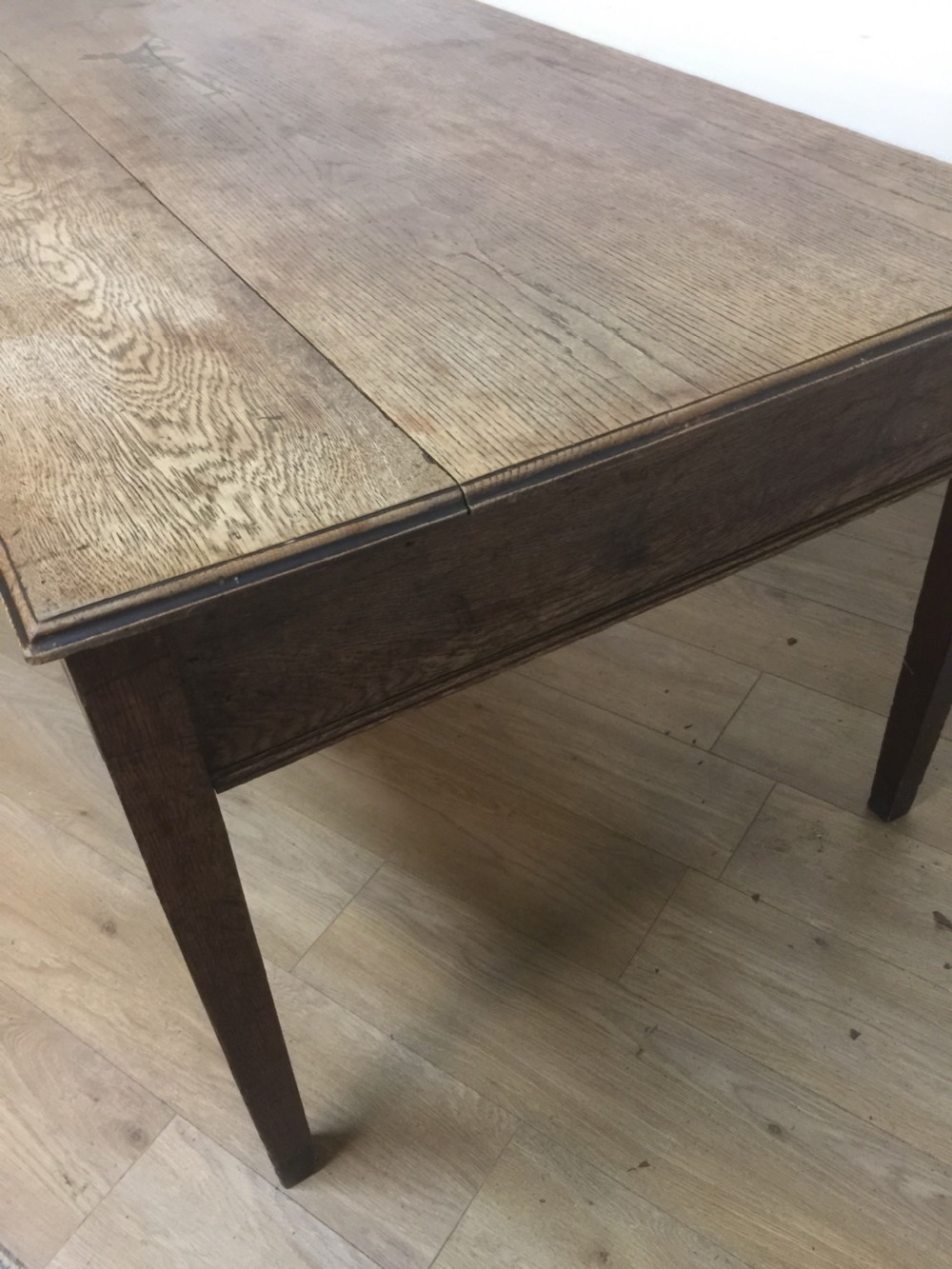 Nineteenth century country house oak kitchen table View VI