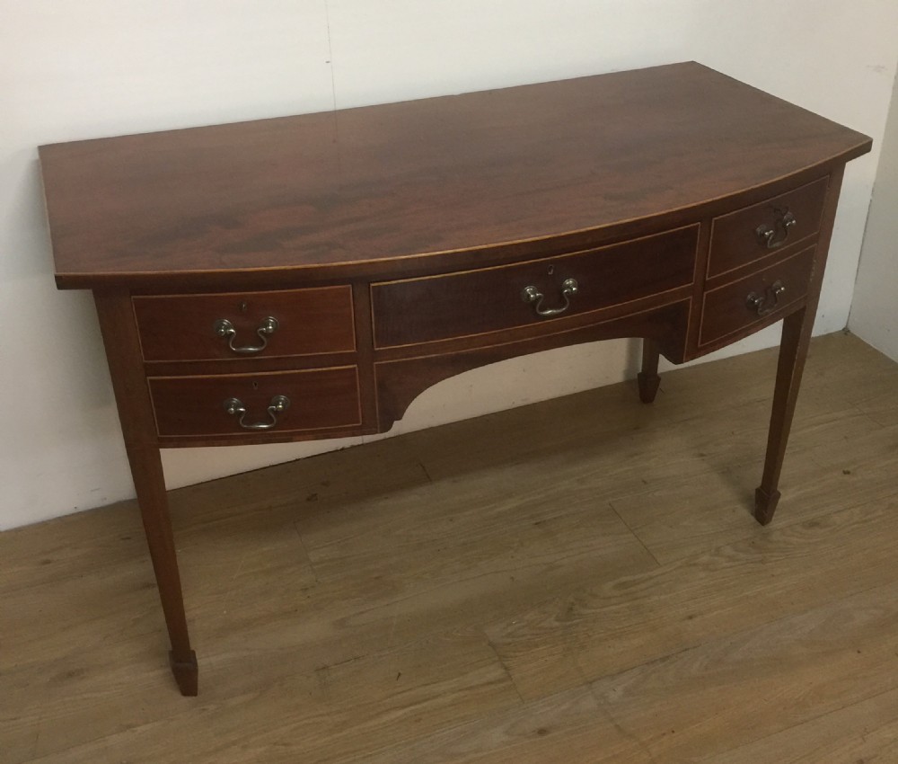 Nineteenth century Sheraton Style Mahogany side table 
