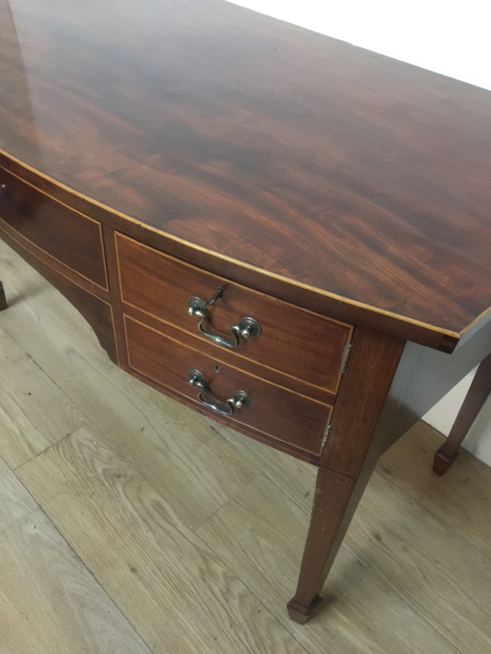 Nineteenth century Sheraton Style Mahogany side table  View III