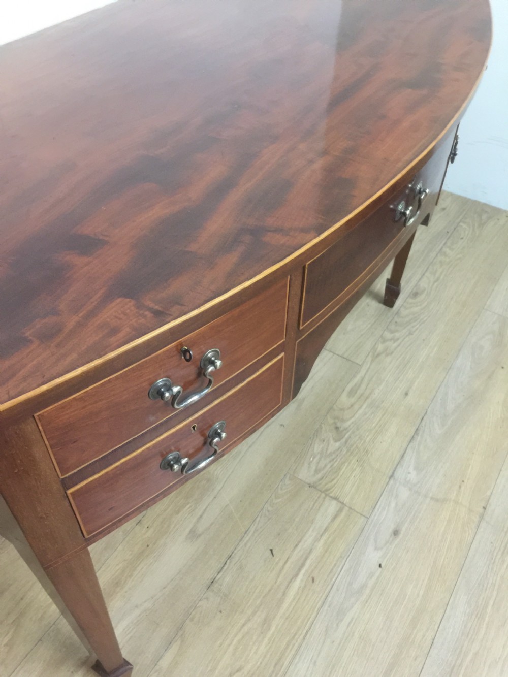 Nineteenth century Sheraton Style Mahogany side table  View VI