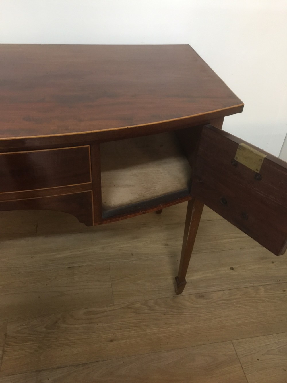 Nineteenth century Sheraton Style Mahogany side table  View VIII