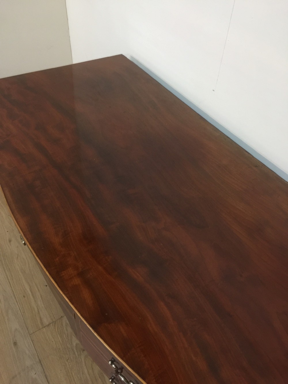 Nineteenth century Sheraton Style Mahogany side table  View IX