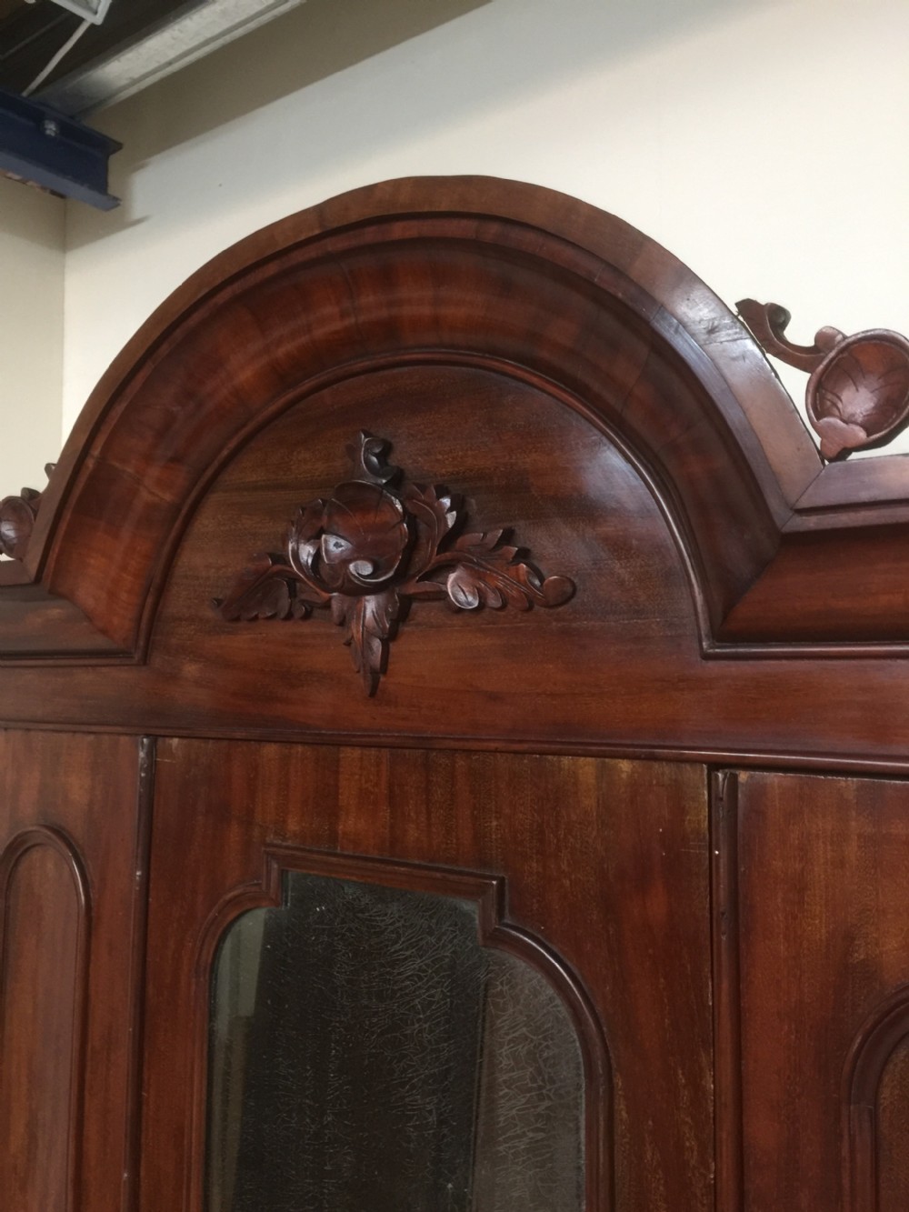 Nineteenth century mahogany wardrobe View III