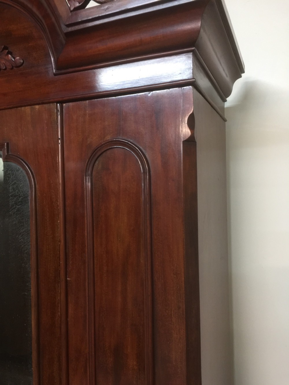 Nineteenth century mahogany wardrobe View IV