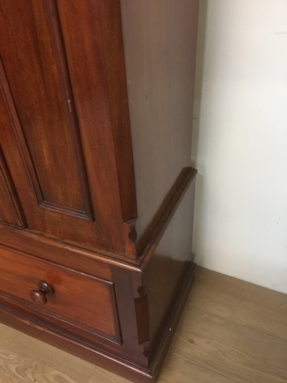 Nineteenth century mahogany wardrobe View VII
