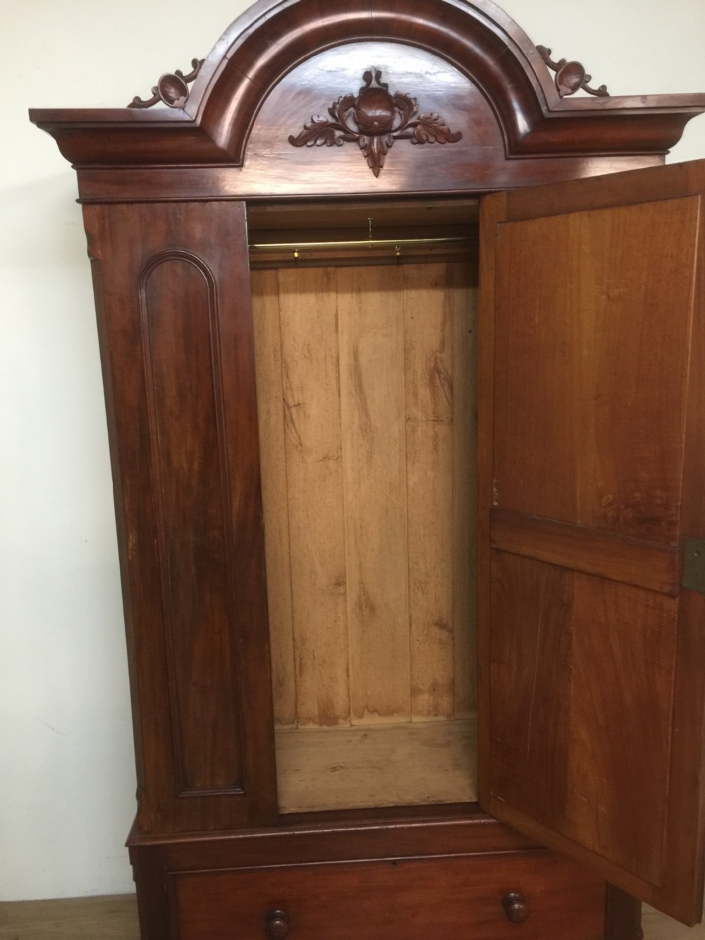 Nineteenth century mahogany wardrobe View VIII
