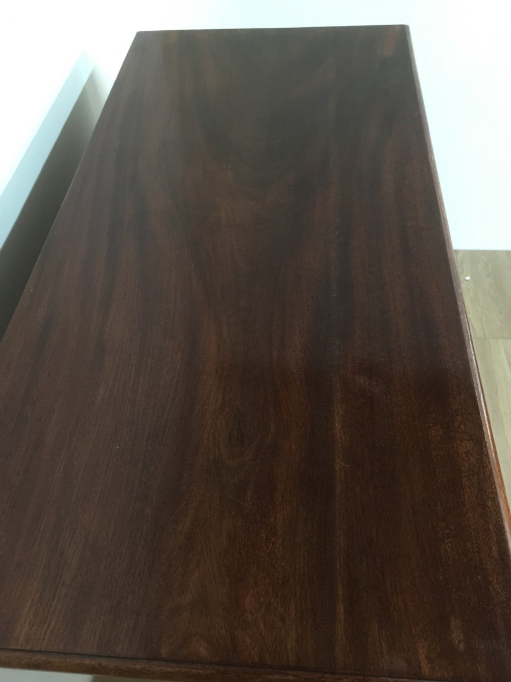 Nineteenth century solid mahogany Chest Of Drawers on splayed feet  View XI