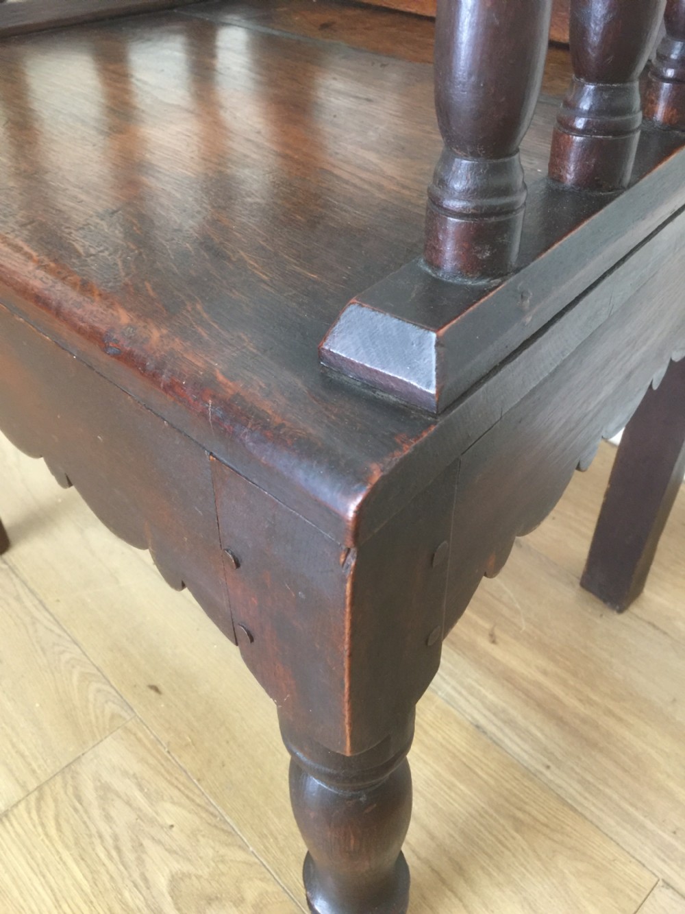 Nineteenth century Eisteddfod chair Llangefni 1883 View V