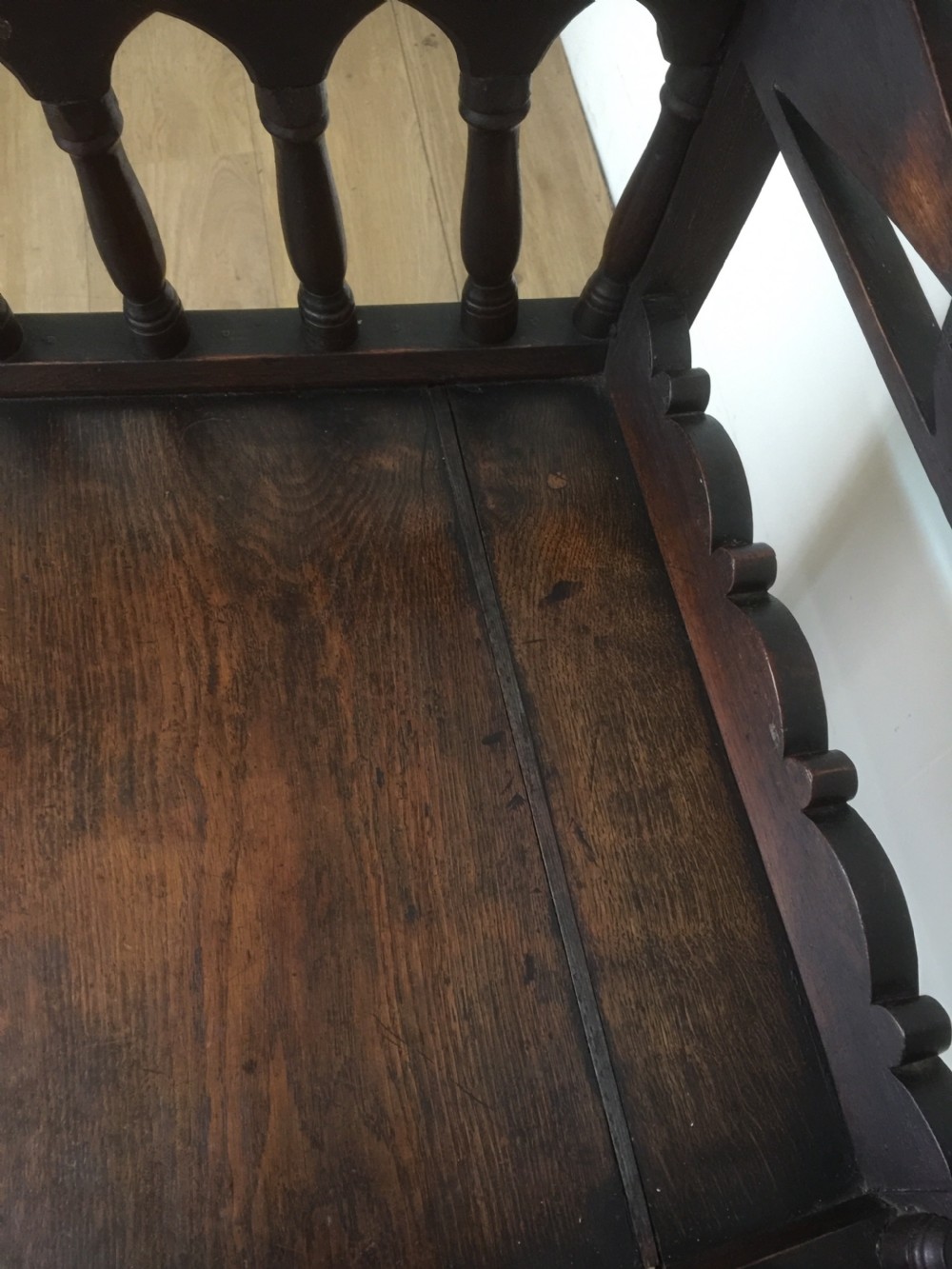 Nineteenth century Eisteddfod chair Llangefni 1883 View VII