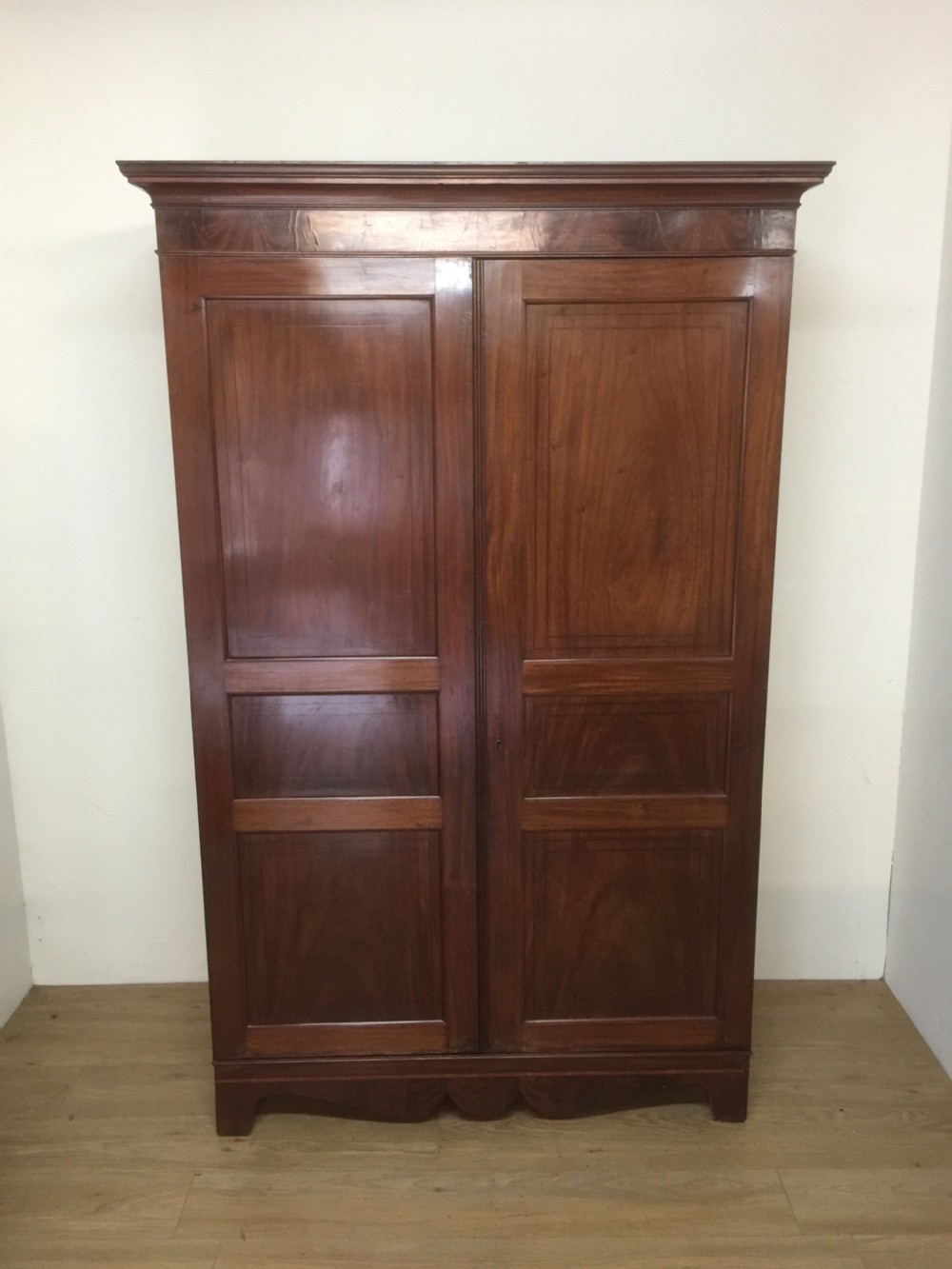 Late Regency mahogany Channel Islands Wardrobe  View III