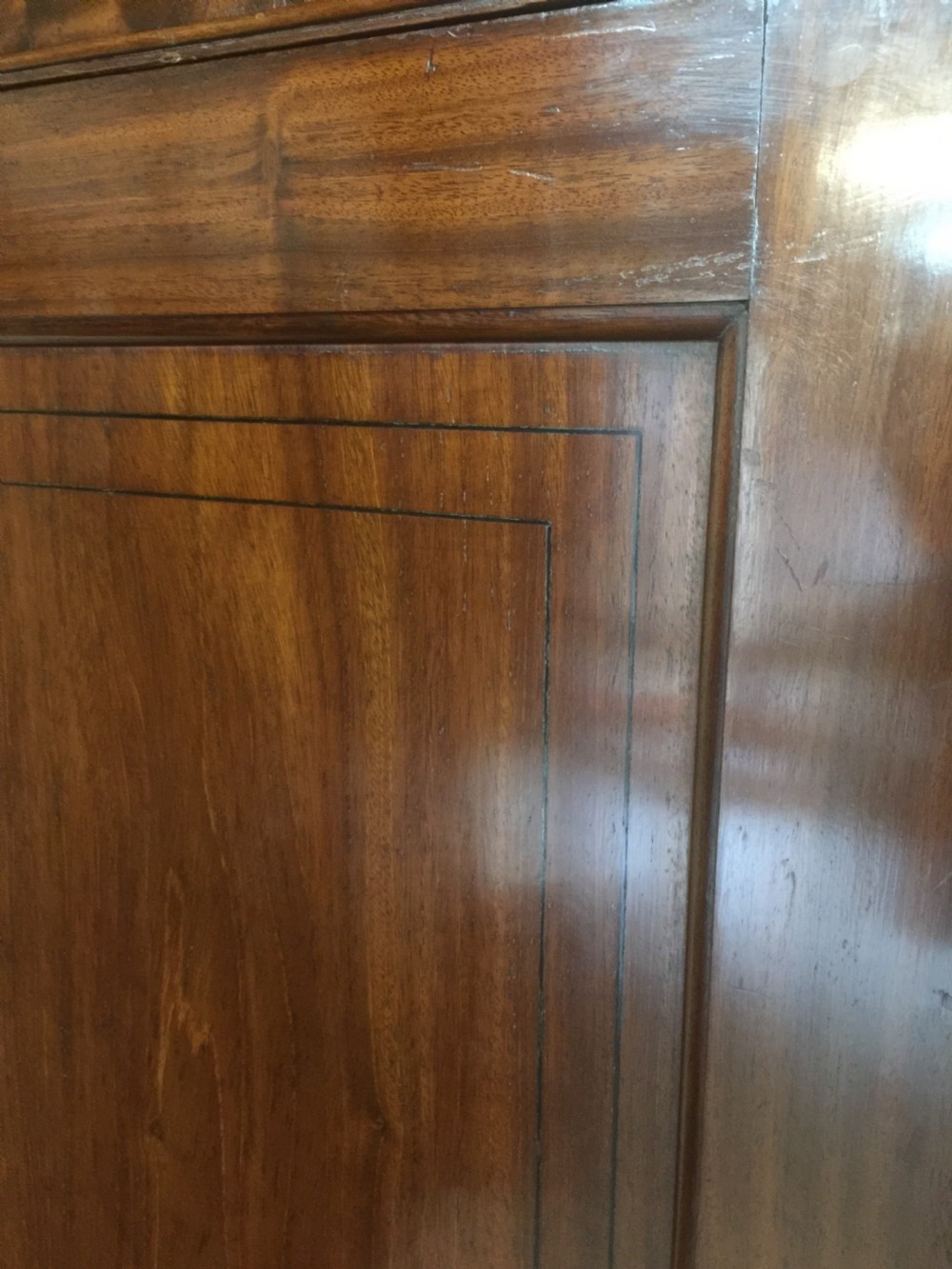 Late Regency mahogany Channel Islands Wardrobe  View X