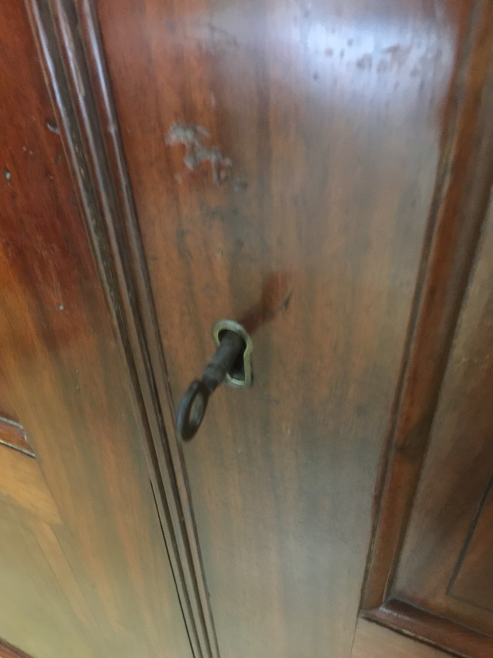 Late Regency mahogany Channel Islands Wardrobe  View XI