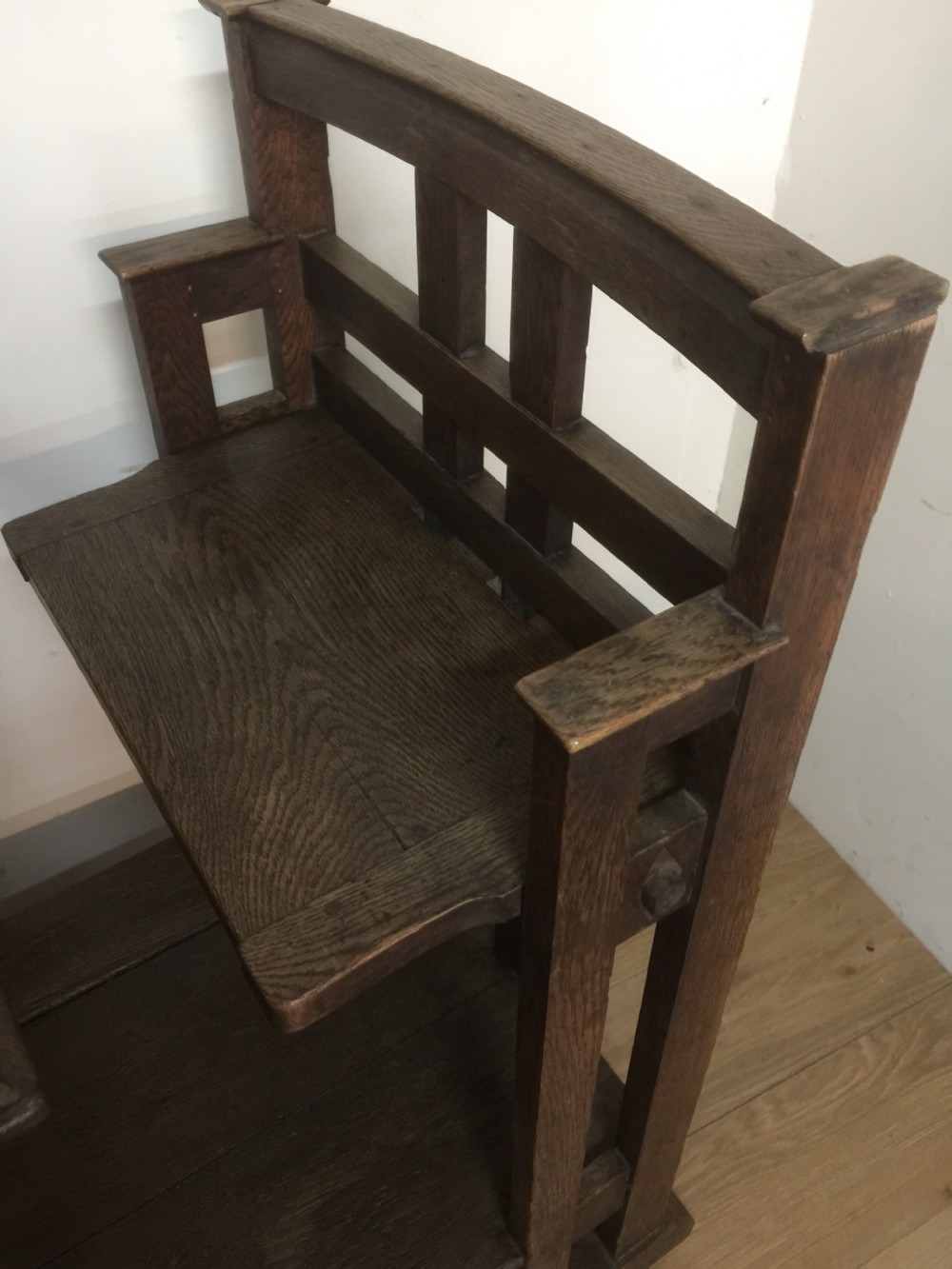 Late nineteenth century oak Clerks desk circa 1880 View II