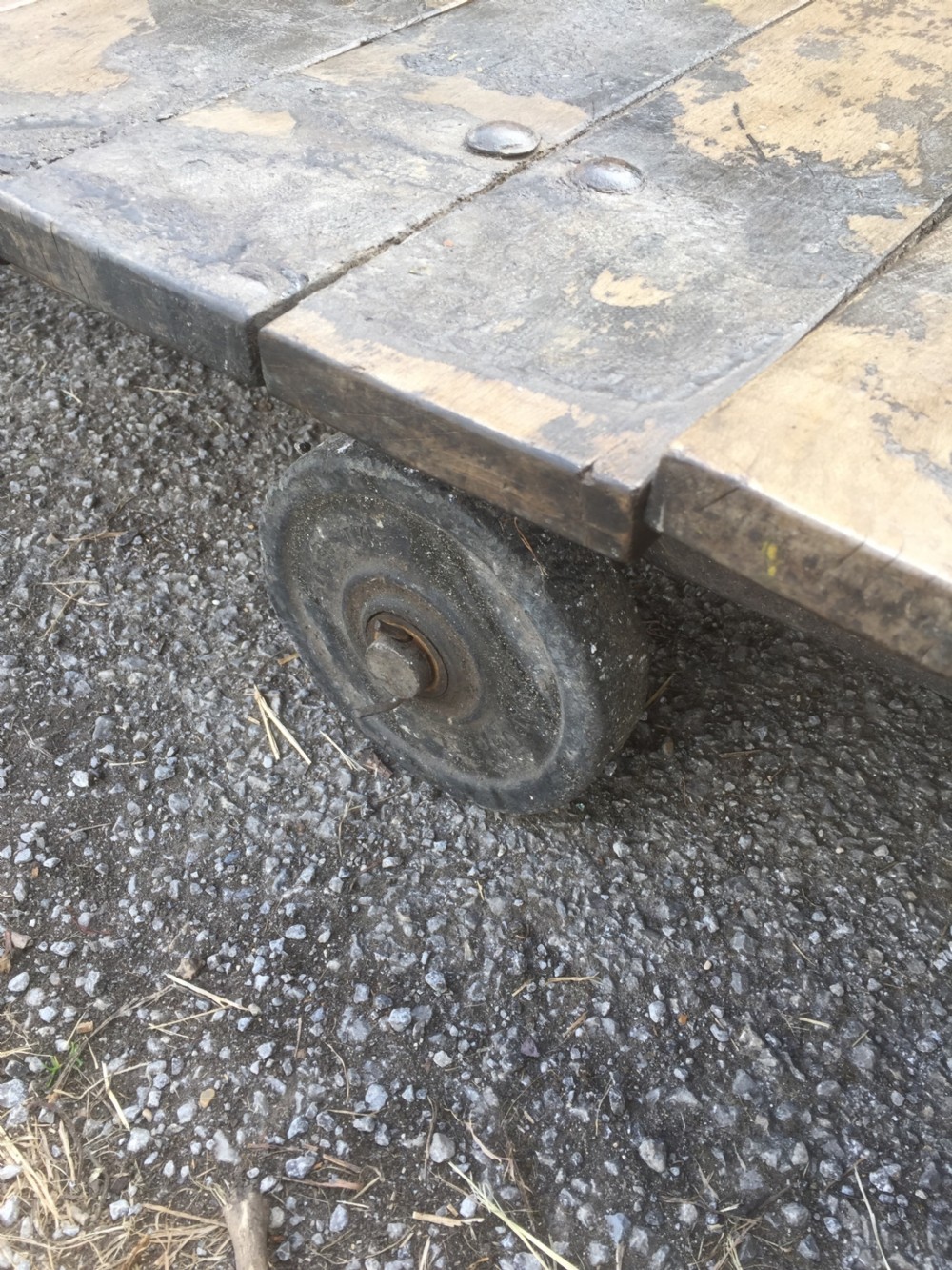 Nineteenth century industrial mill trolley  View VII