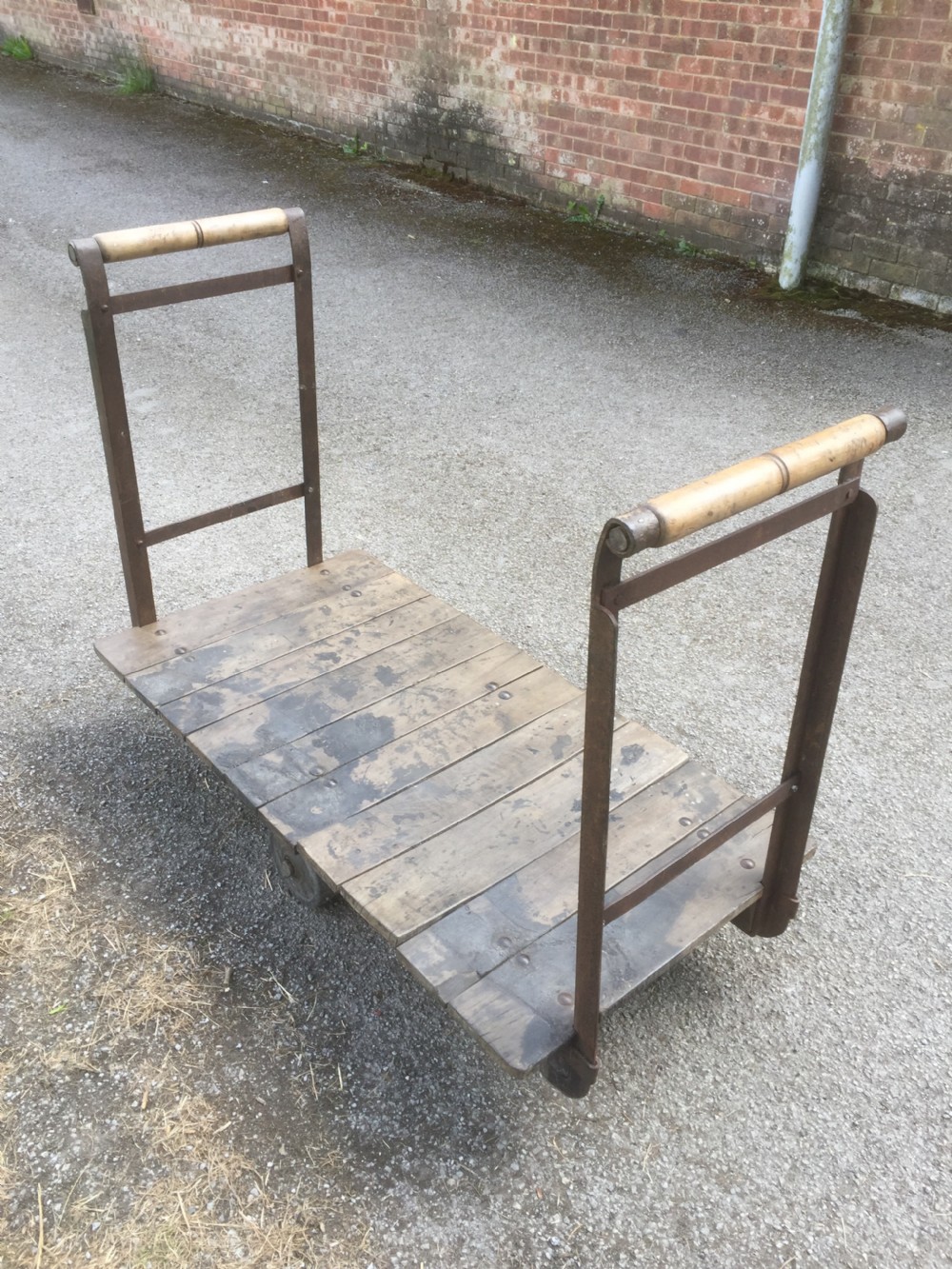 Nineteenth century industrial mill trolley  View IX
