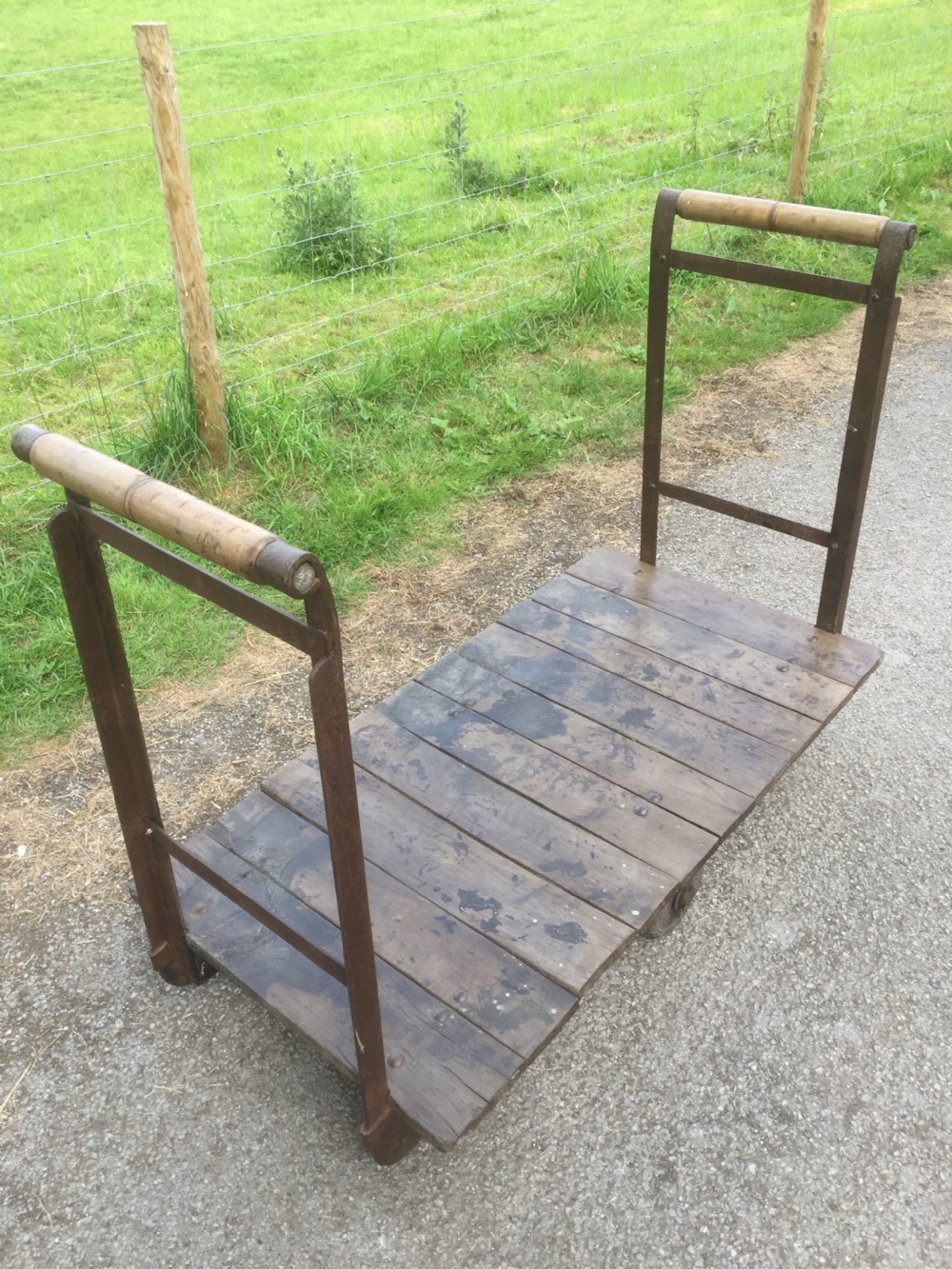 Nineteenth century industrial mill trolley  View XI