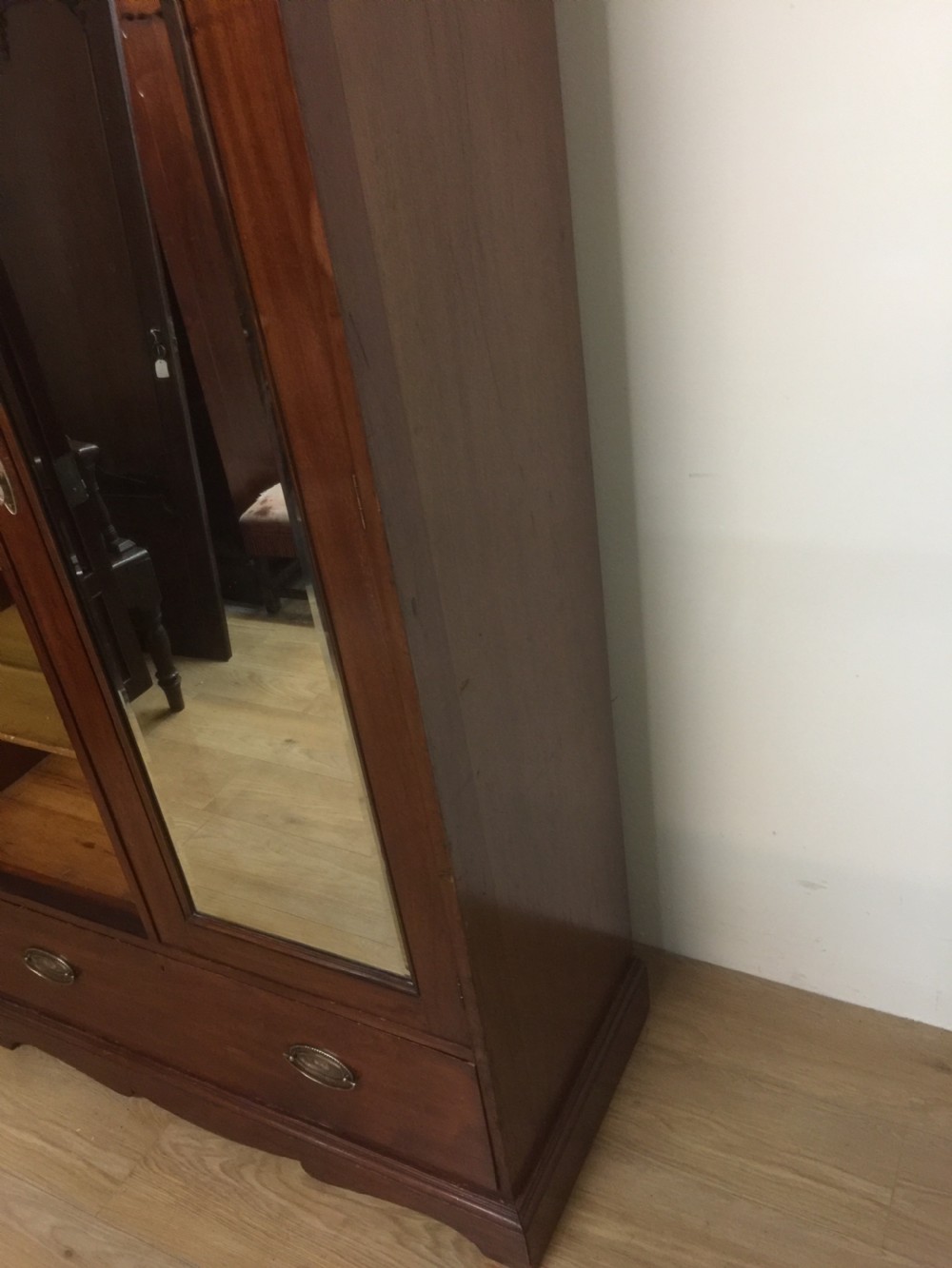 Nineteenth century mahogany compactum wardrobe  View VIII