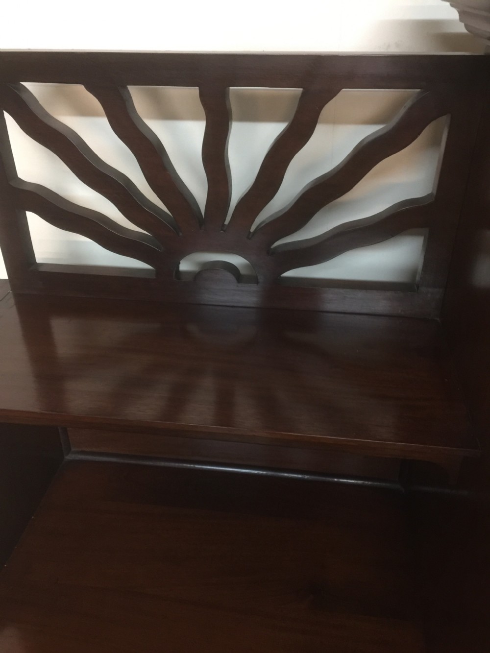Nineteenth century mahogany compactum wardrobe  View XI