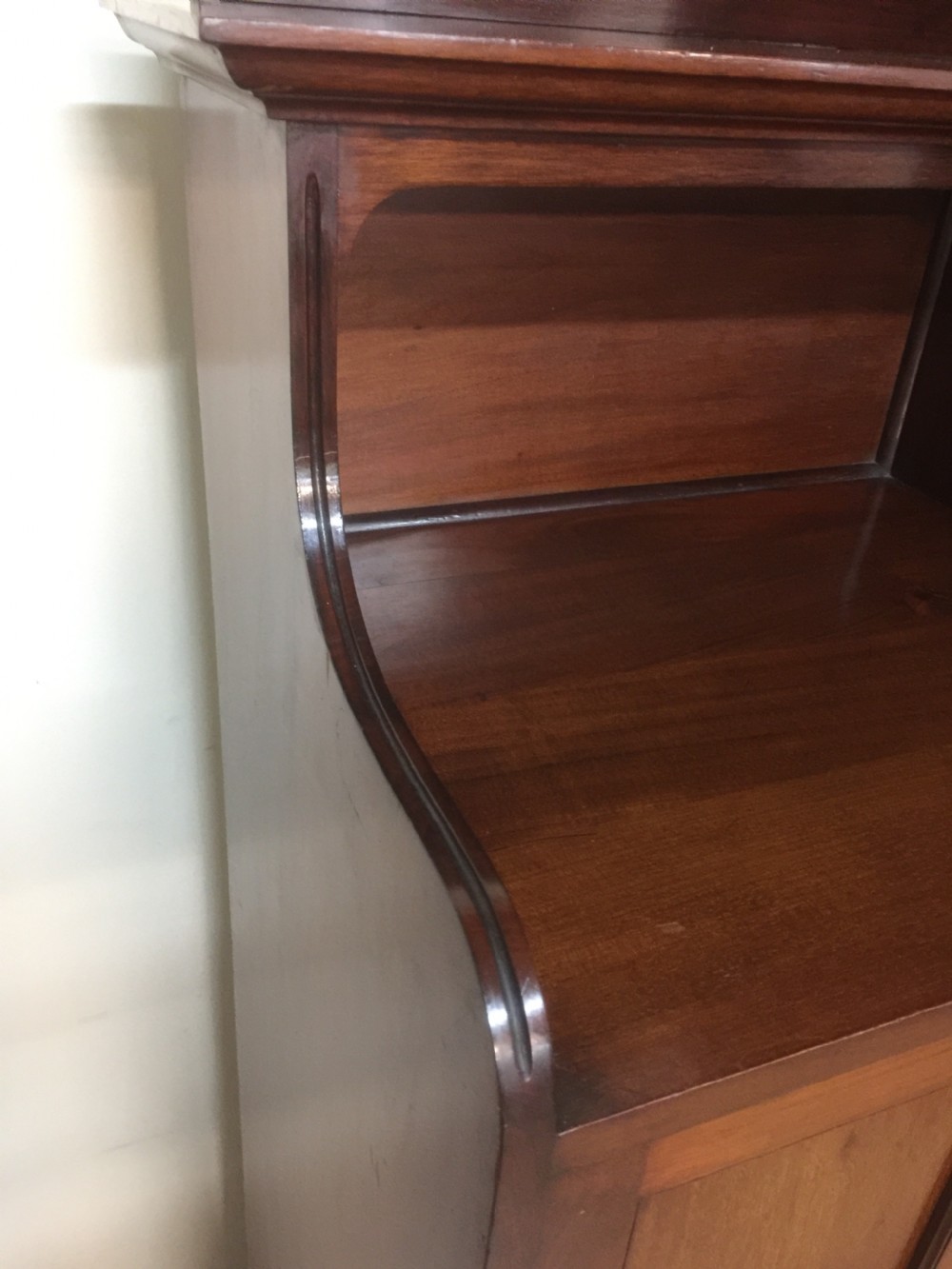 Nineteenth century mahogany compactum wardrobe  View XII