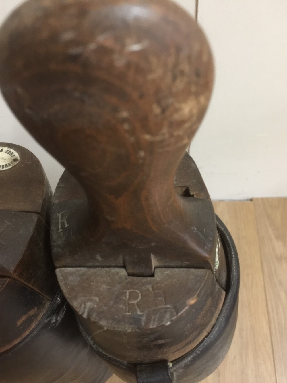 Pair of leather riding boots with trees Rowell and Sons  View VII