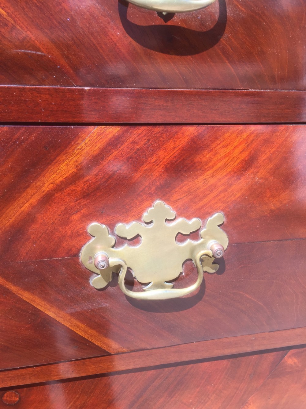 Nineteenth century mahogany Chest on chest circa 1870 View V