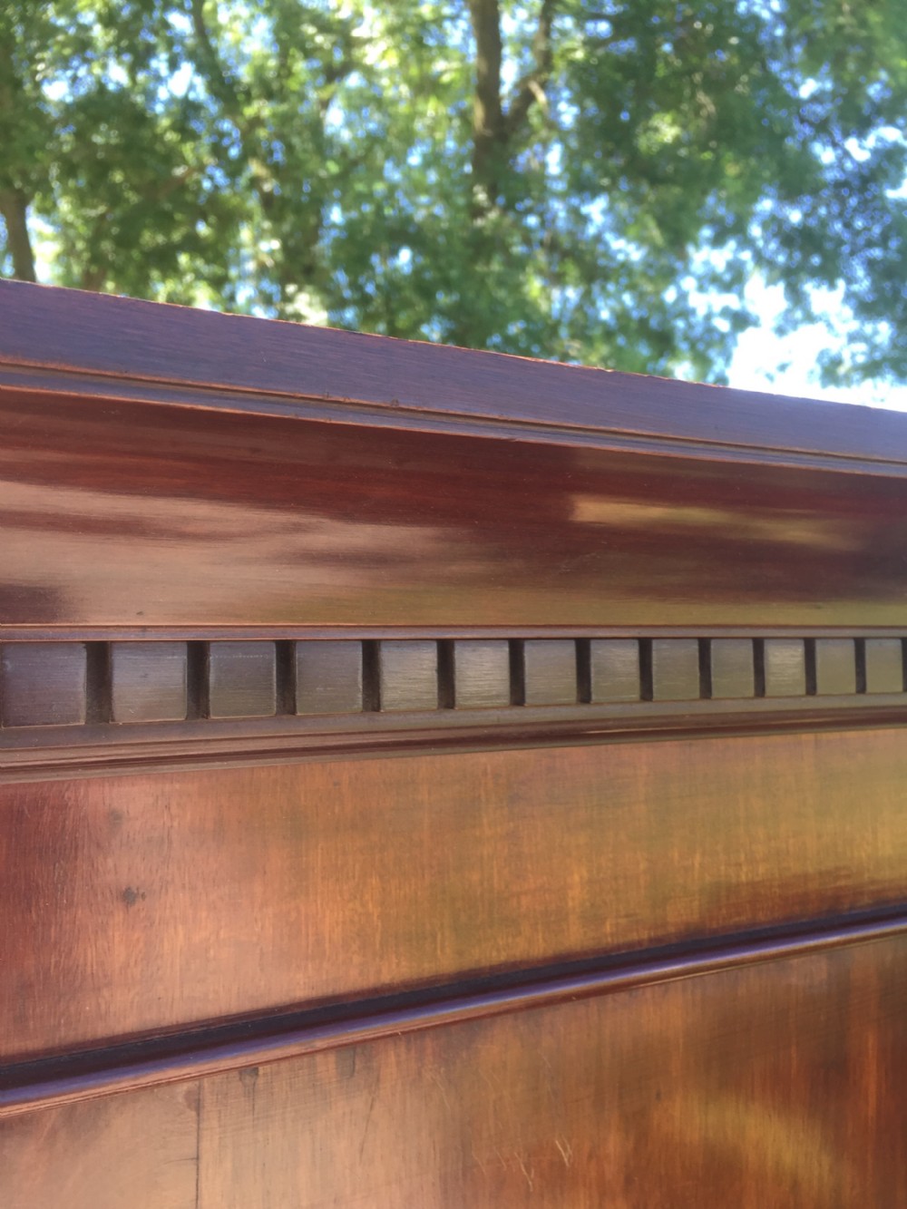 Nineteenth century mahogany Chest on chest circa 1870 View XVI