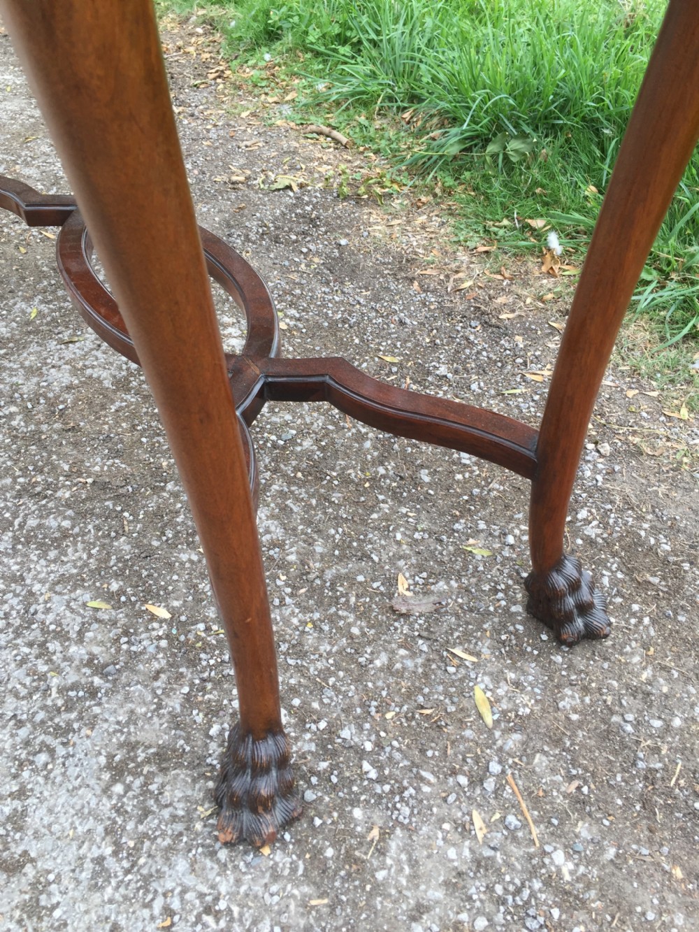 Edwardian mahogany cabinet on cabriole legs  View IX
